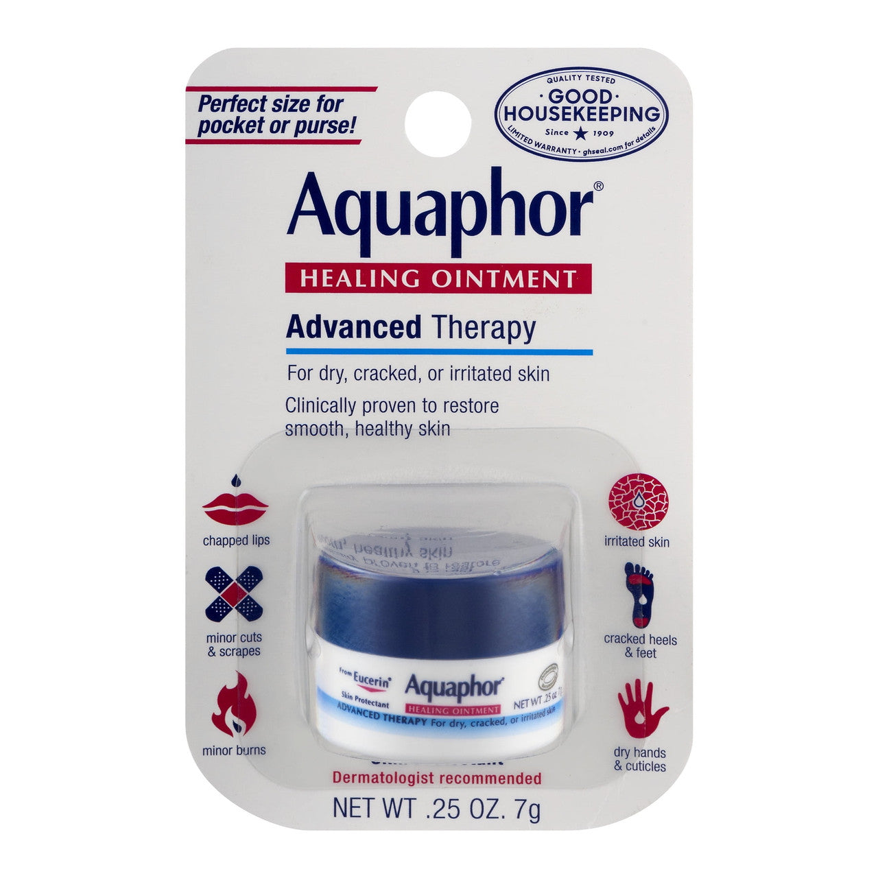 Aquaphor Advanced Therapy Healing Ointment For Skin Protectant, 0.25 Oz